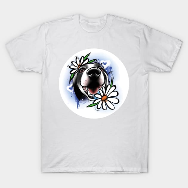 Dog water color T-Shirt by C-Digitalart